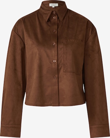 s.Oliver Blouse in Bruin: voorkant
