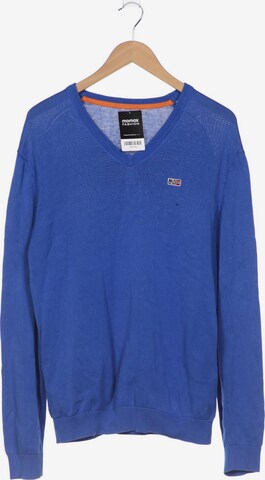 NAPAPIJRI Pullover XL in Blau: predná strana