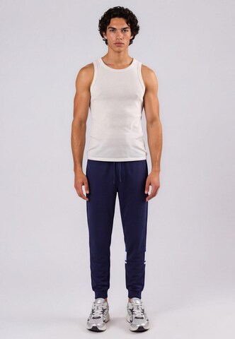 Sergio Tacchini Tapered Broek 'Camarindo' in Blauw: voorkant