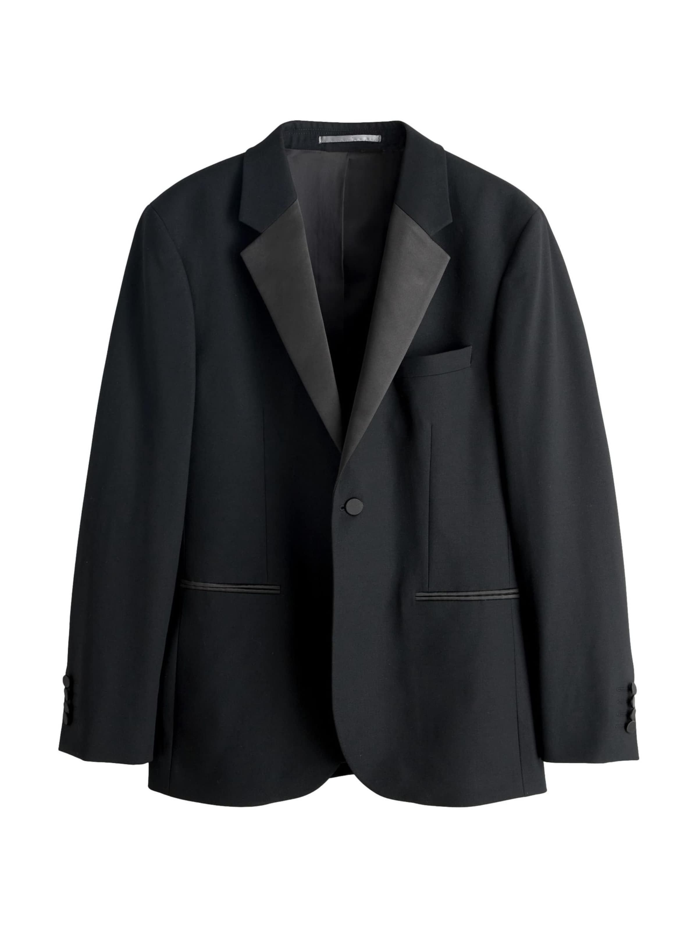 Regular fit Giacca business da completo di Next in nero: frontale