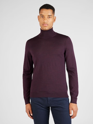 BOSS Sweater 'Musso' in Purple: front