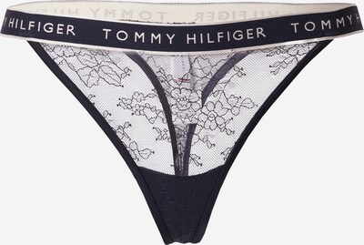 Tommy Hilfiger Underwear Stringu biksītes, krāsa - naktszils / zeltaini dzeltens, Preces skats