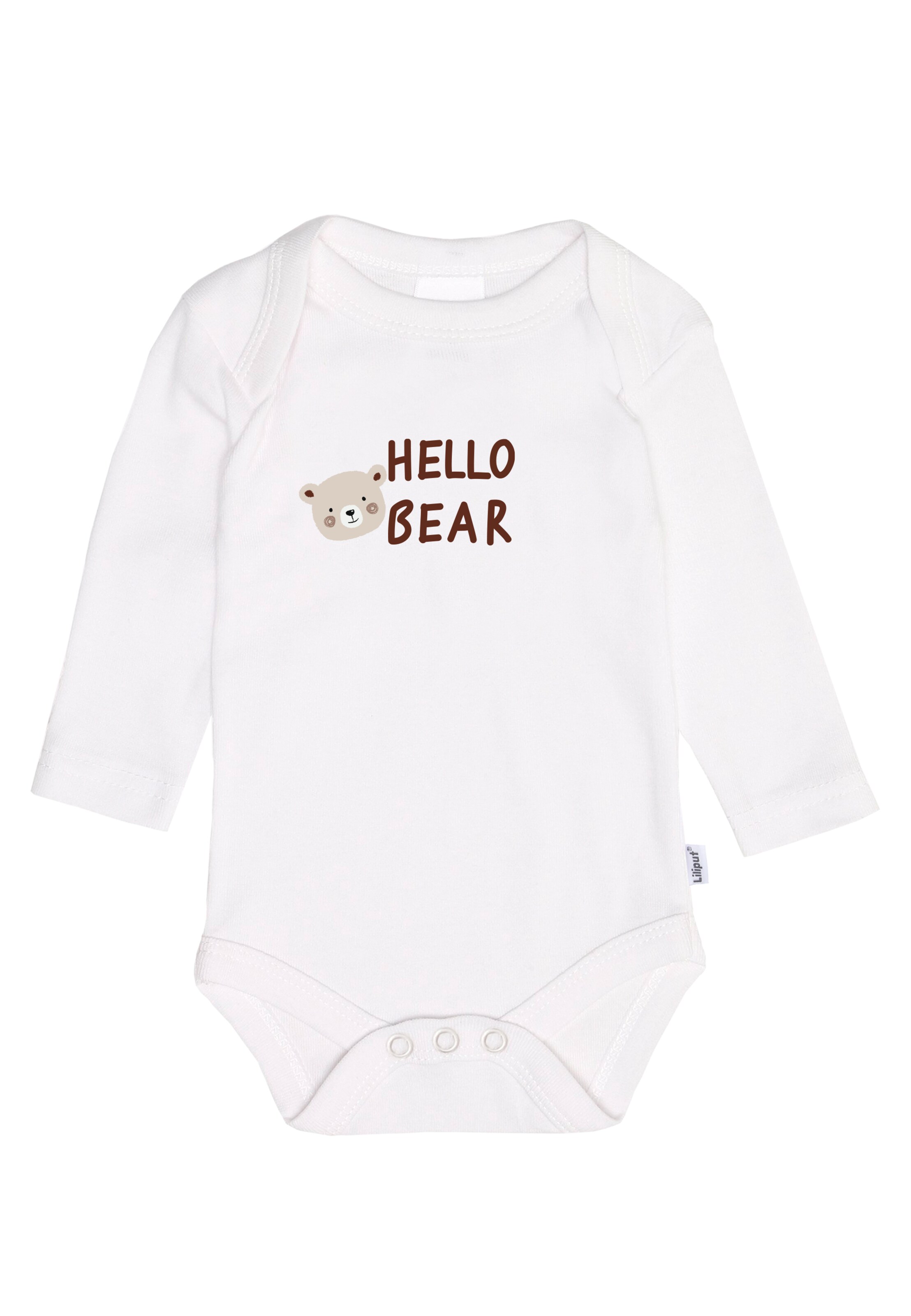 LILIPUT Set 'Hello Bear' in White