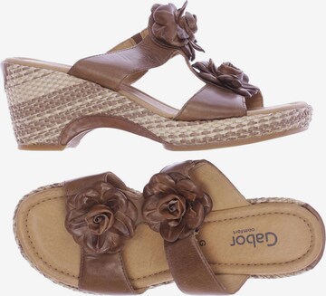 GABOR Sandals & High-Heeled Sandals in 41 in Brown: front