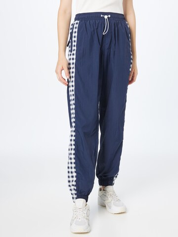Tommy Tapered Broek 'Gingham' in Navy ABOUT YOU