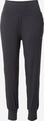 Tapered Pantaloni sport 'Fiona' de la Hummel pe negru: față