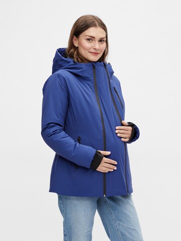 MAMALICIOUS Performance Jacket 'Bella' in Blue: front