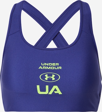 UNDER ARMOUR Sport-BH in blau / grün, Produktansicht