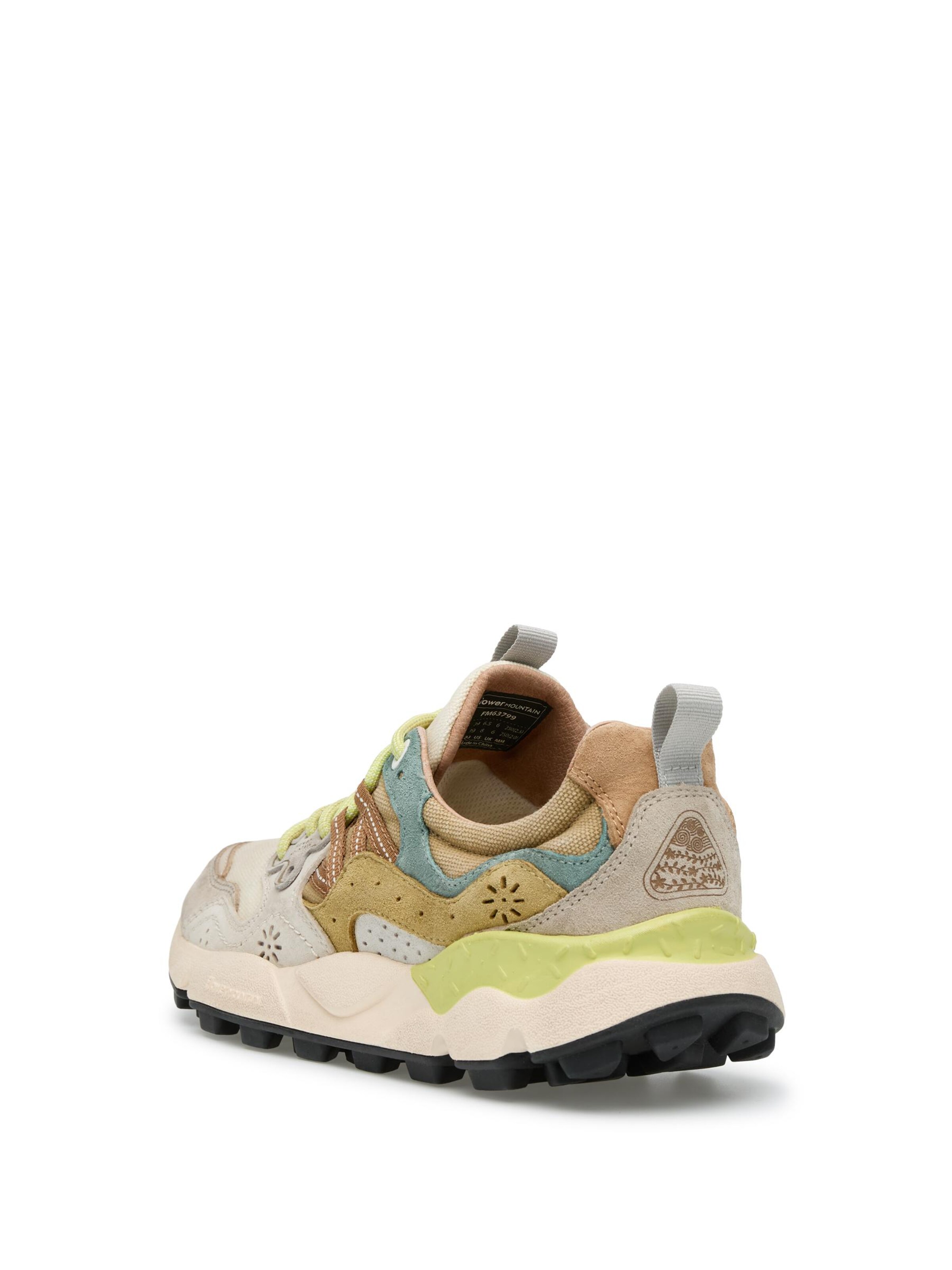 Baskets basses 'YAMANO 3 UNI' Flower Mountain en blanc
