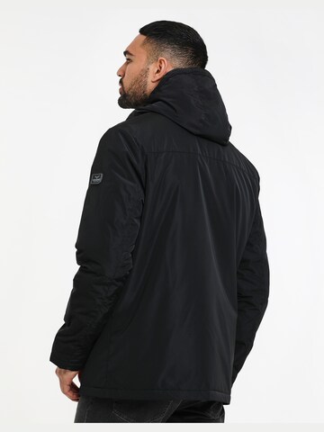 Threadbare Winter jacket 'Boyo' in Black