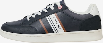 JACK & JONES Matalavartiset tennarit 'JFWDAXON' värissä laivastonsininen / ruskea / valkoinen, Tuotenäkymä