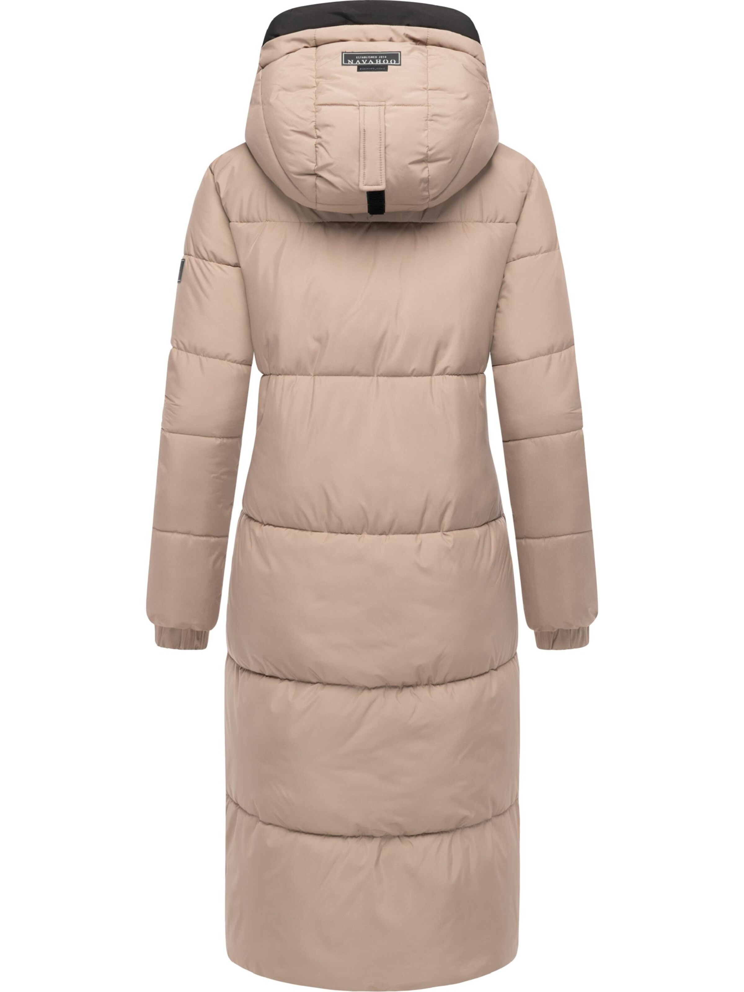 NAVAHOO Mantel 'Taublüte XIV' in Beige