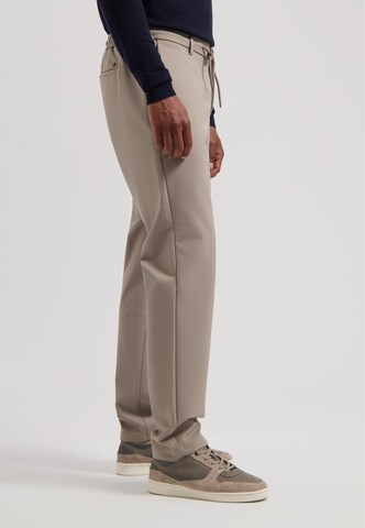 Effilé Pantalon chino 'Logan' Dstrezzed en beige