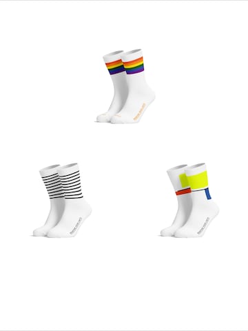 PIPPO Amsterdam Sportsocken 'Shine Time'‌‌‌‌ in Mischfarben: Vorderseite