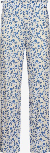 Skiny Pyjamahose in blau / wollweiß, Produktansicht