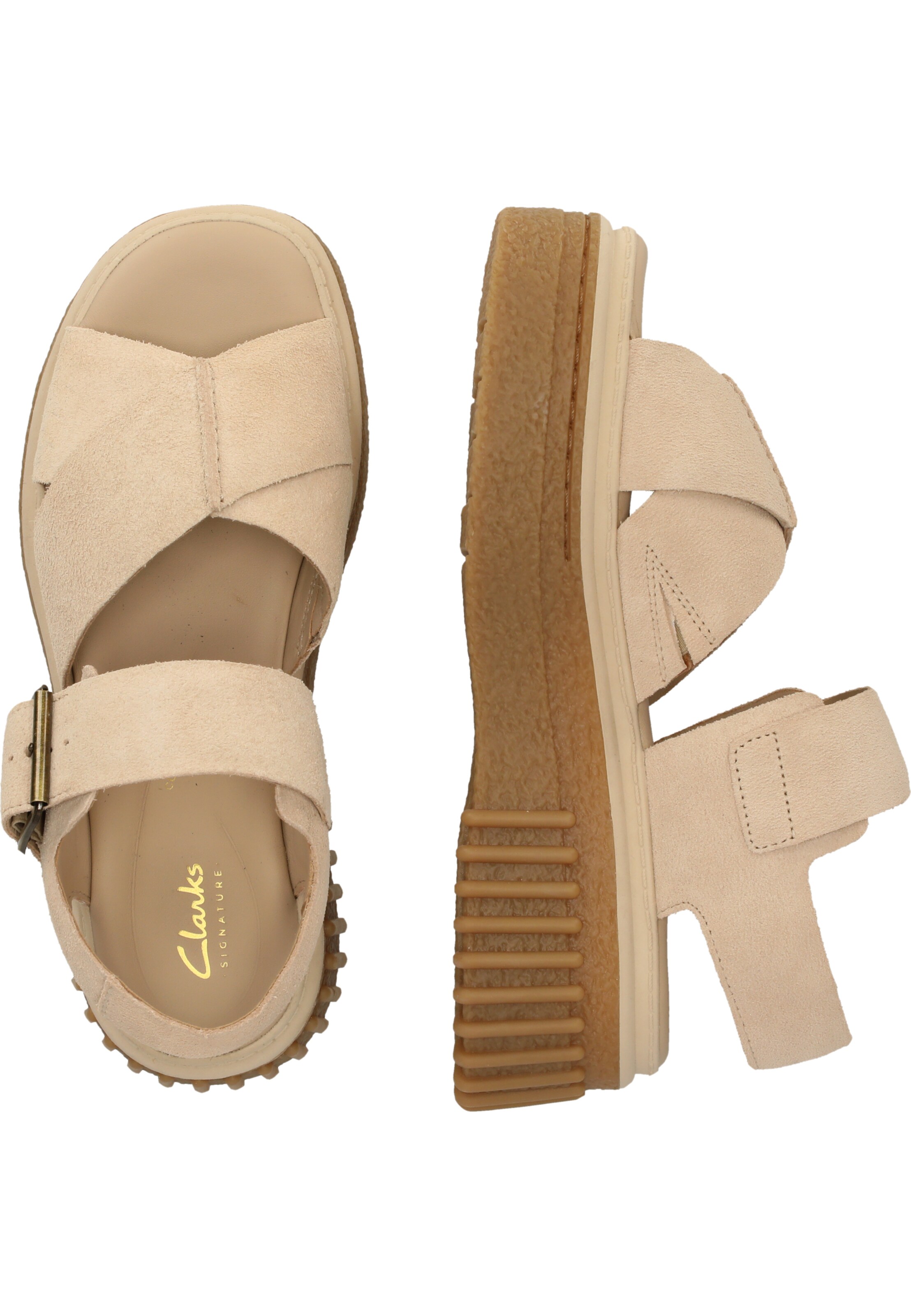 CLARKS Sandale 'Evamar' in Beige