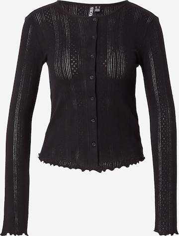 juoda PIECES Kardiganas: priekis