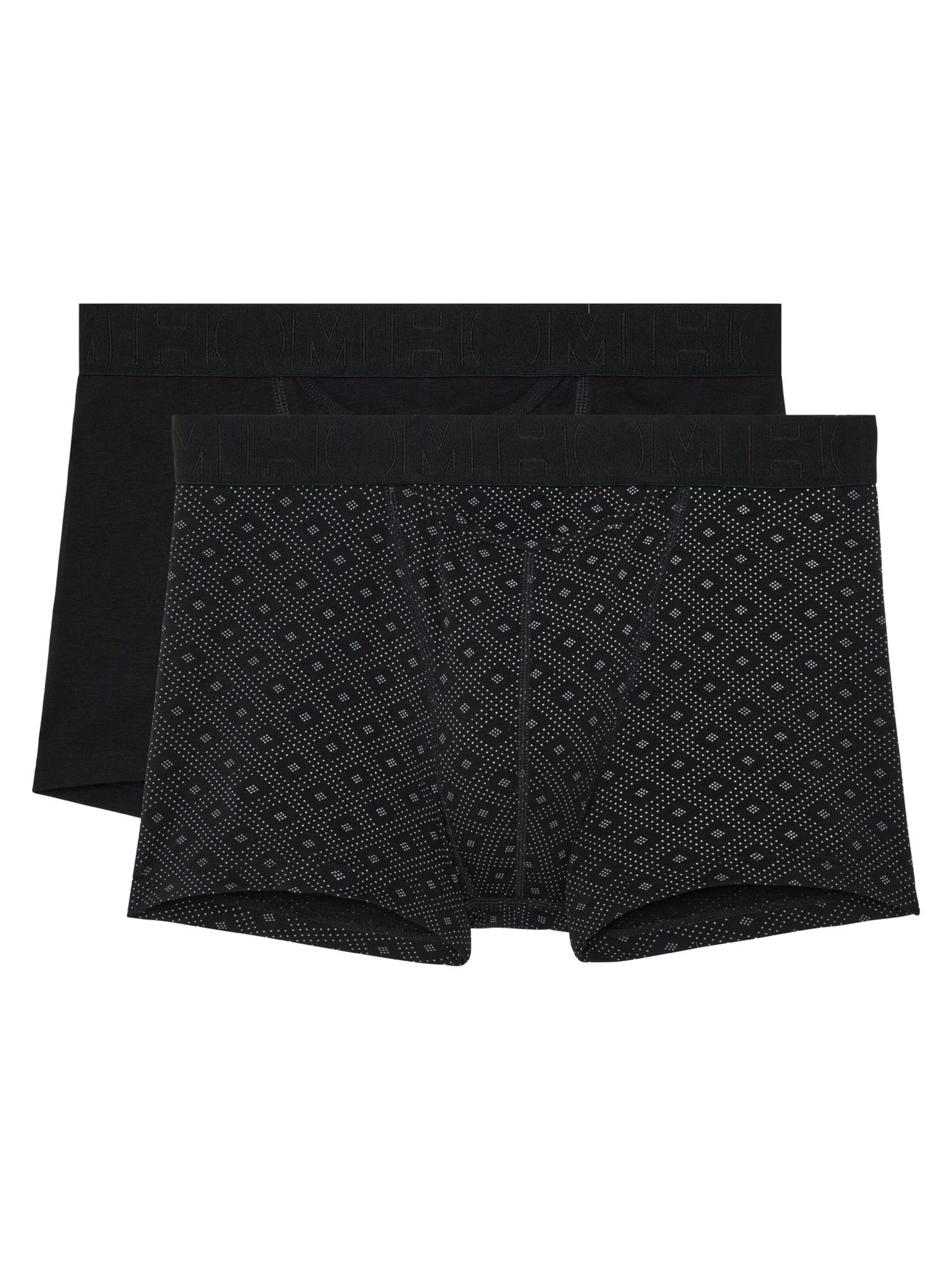 HOM Boxershorts 'Neels'‌‌‌‌‌‌‌‌‌‌ in Schwarz: Vorderseite