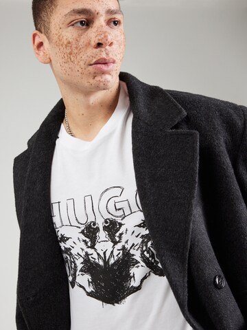 HUGO Tričko 'Durro' - Biela