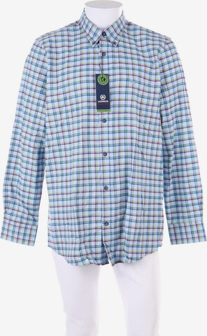 LERROS Button Up Shirt in XXXL in Blue: front
