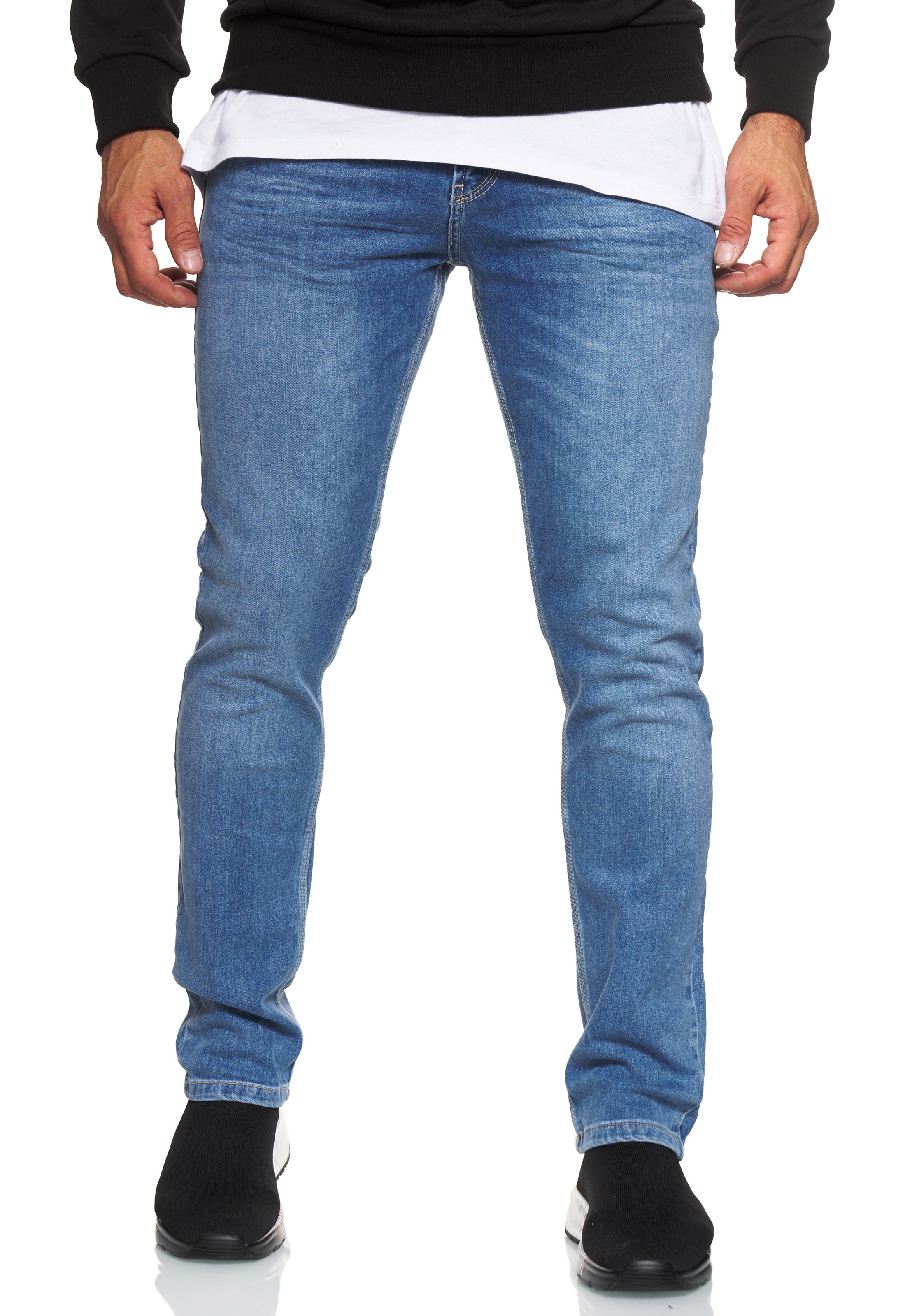 Rusty Neal Slimfit Jeans 'MELVIN' in Blauw: voorkant
