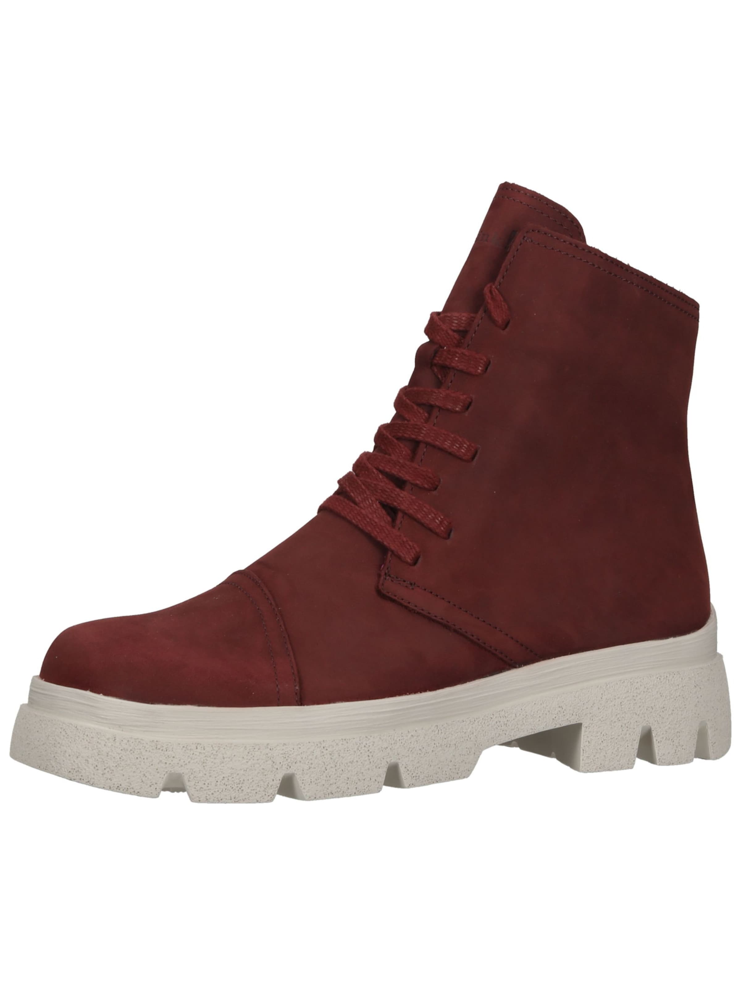 Stivaletto stringato di THINK! in rosso: frontale