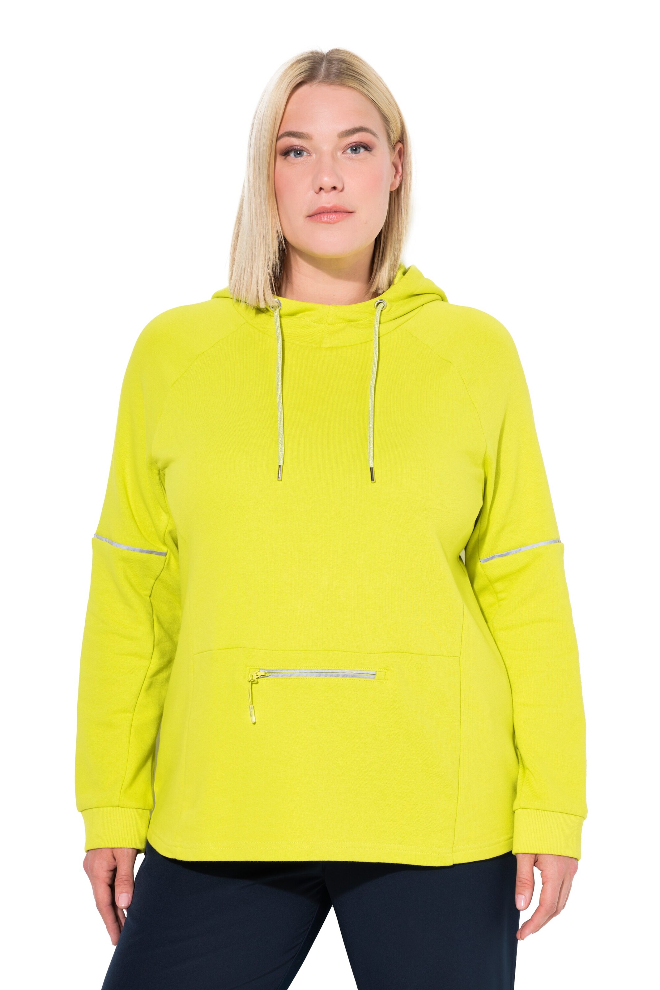 Ulla Popken Hoodie in Gelb: Vorderseite