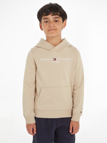 Sweat 'ESSENTIAL' TOMMY HILFIGER en beige : devant