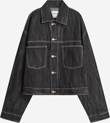 Bershka Välikausitakki värissä musta: etupuoli