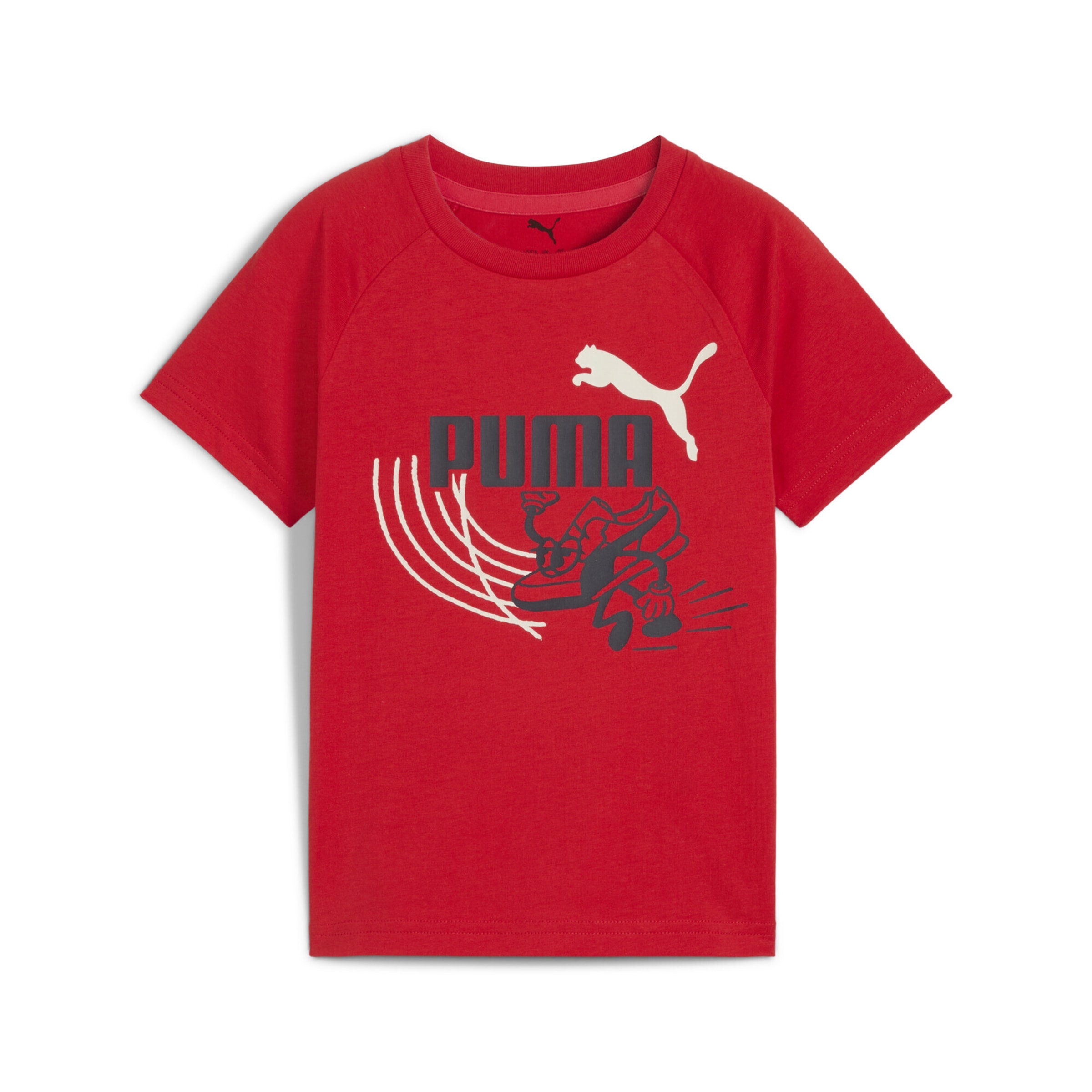 PUMA Shirt 'Littel Runners' in Red: front