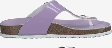 TAMARIS T-Bar Sandals in Purple