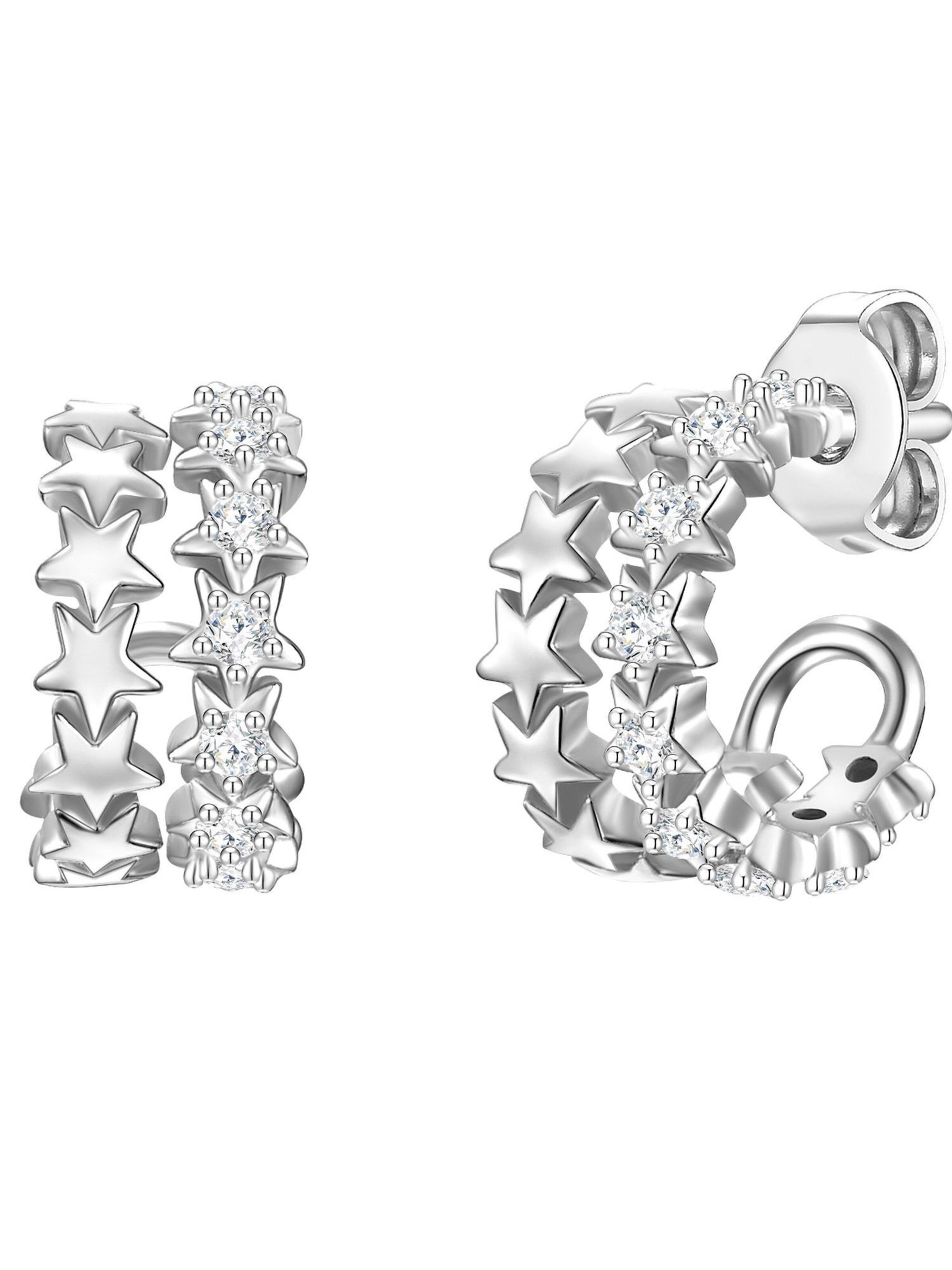 Glanzstücke München Oorbellen in Zilver: voorkant