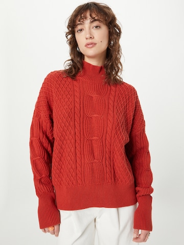 Wemoto Sweter 'Lotty' w kolorze czerwony: przód