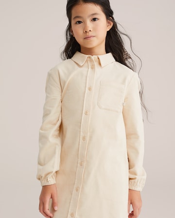 WE Fashion Платье в Белый: спереди