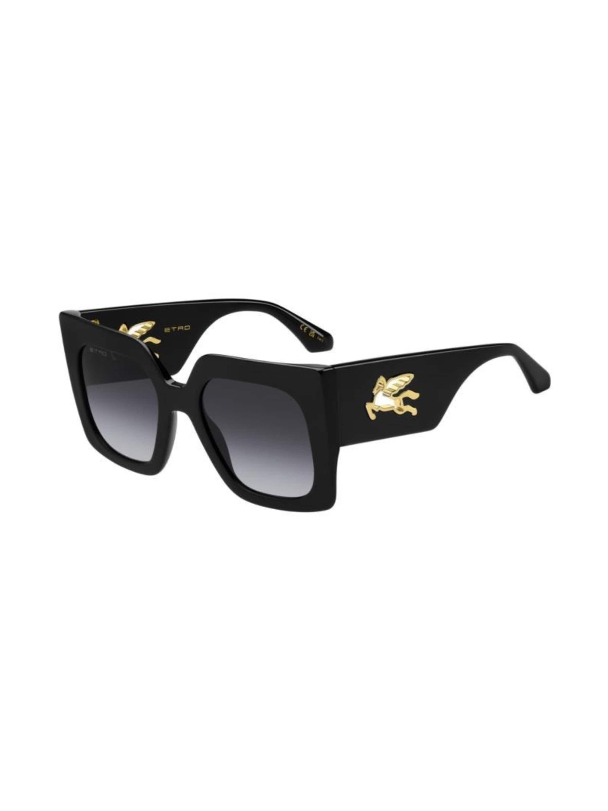 Etro Sunglasses in Black: front