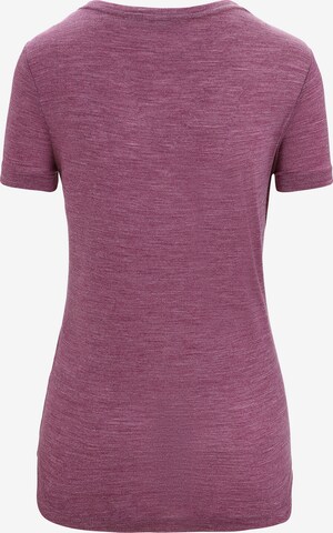 ICEBREAKER Funkcionalna majica 'Sphere II' | vijolična barva