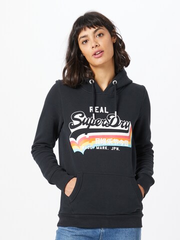 Superdry Sweatshirt in Blue: front