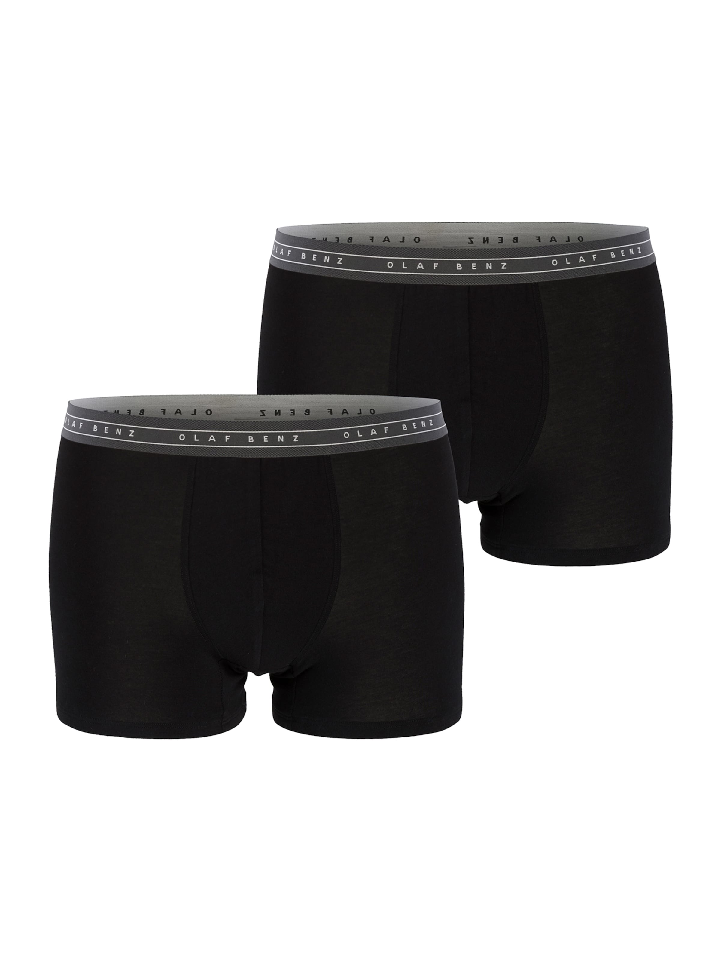 Olaf Benz - Calzoncillo boxer 'RED1010' en negro: frente