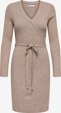 Abito in maglia 'ONLVENLO' di ONLY in beige: frontale
