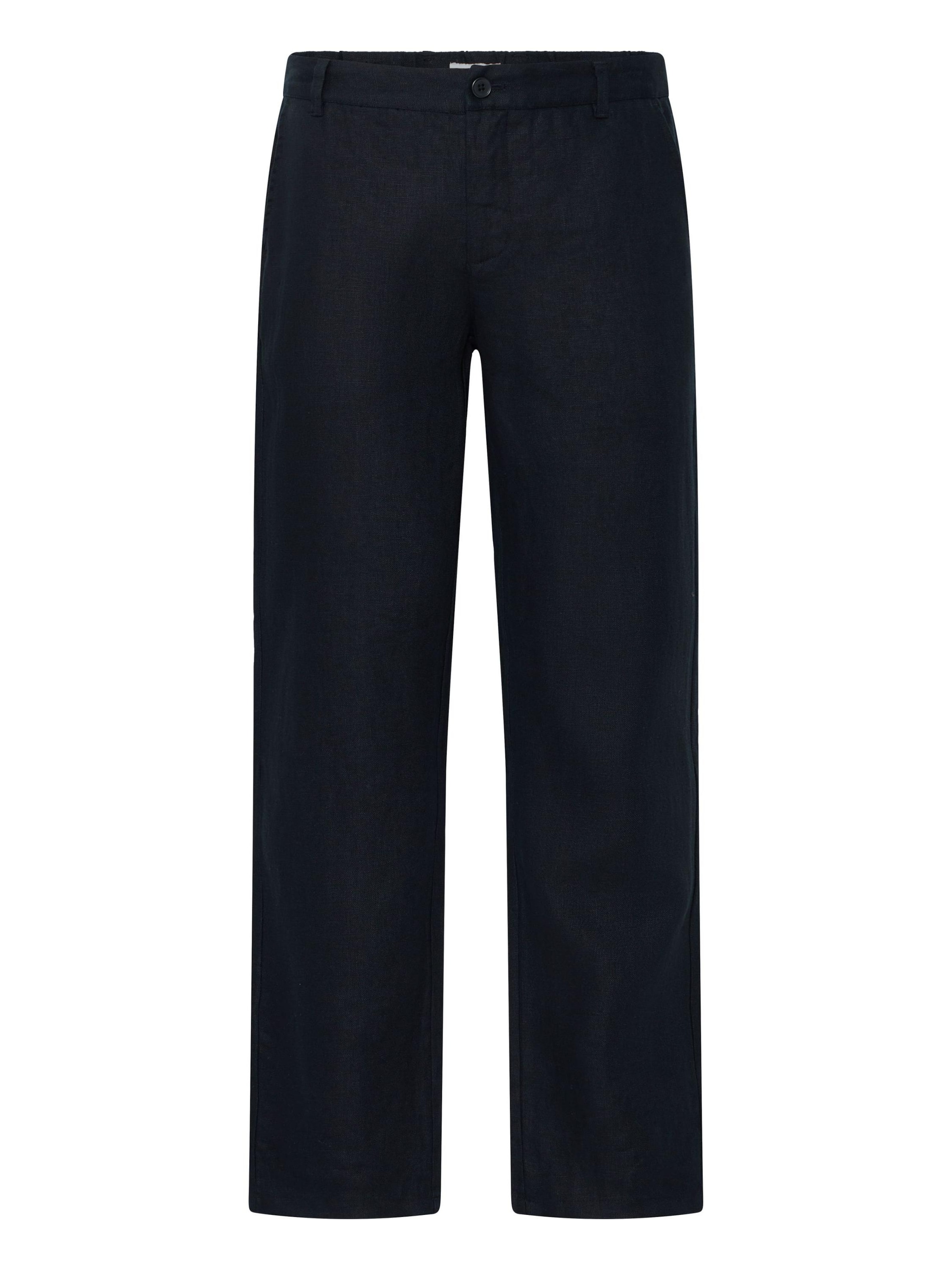 Casual Friday Chino trousers 'CFPandrup' in Black: front