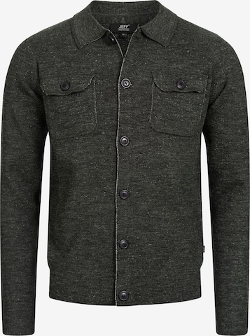 JEFF Gebreid vest 'Bradshaw' in Grijs: voorkant