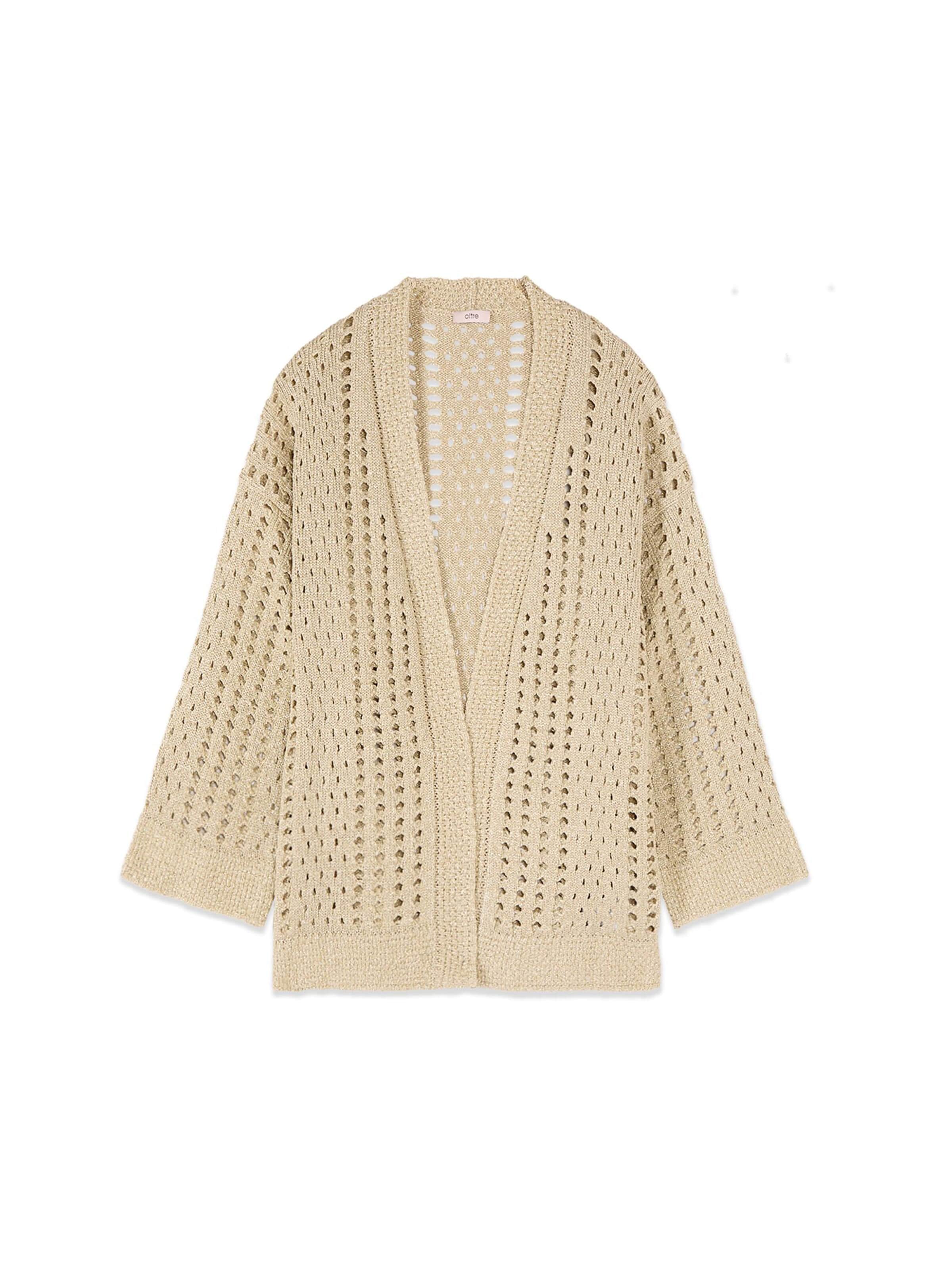 oltre Knit cardigan in Gold: front