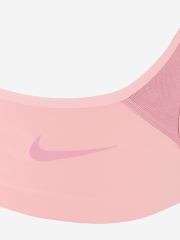 NIKE Bustier Sportmelltartók 'Rival' - rózsaszín