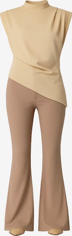 Touche Prive Blouse in Beige: voorkant