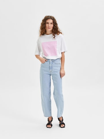 SELECTED FEMME Loosefit Jeans 'Kati' in Blau