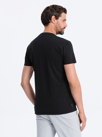 T-Shirt Ombre en noir