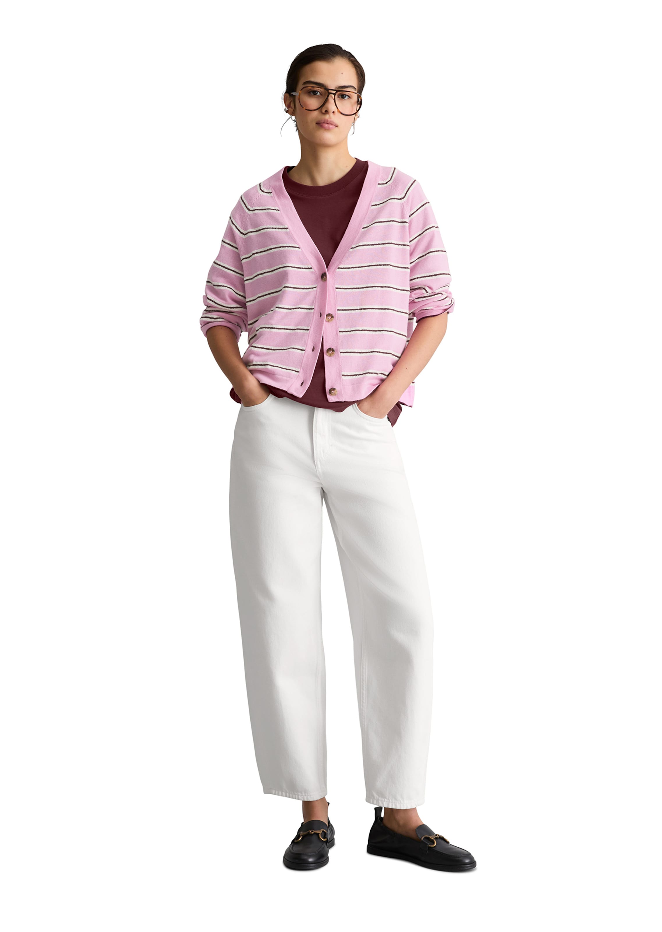 Marc O'Polo DENIM Strickjacke in Pink