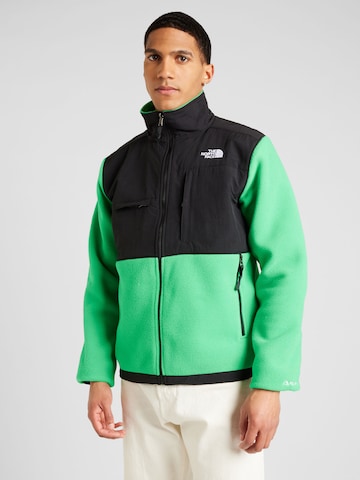 Giacca di pile funzionale 'DENALI' di THE NORTH FACE in verde: frontale