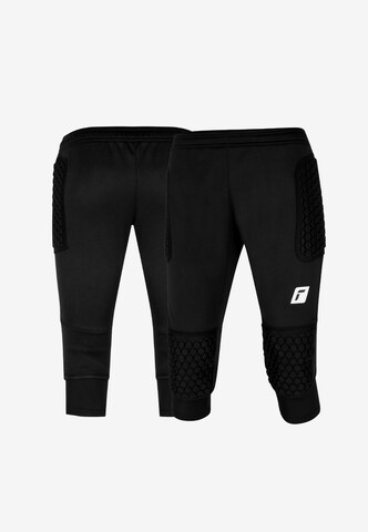 REUSCH Slimfit Torwarthose 'Contest' in Schwarz