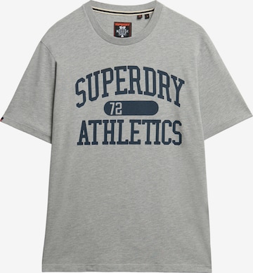 Superdry T-Shirt 'Athletic Essentials' in Grau: Vorderseite